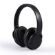 Black over-ear headphones with cushioned ear cups and a sleek design. Includes a case for storage. Black over-ear headphones with cushioned ear cups and a sleek design. Includes a case for storage.