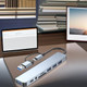 Dallas Type-C Hub (Dual Input, Type-C, Type-A)