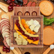 Braemar Glass Cheese Board & Knife Set