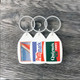 Tear Drop Acrylic Keychain