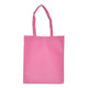 A large pink shopping tote bag with gusset and two handles. The bag has a simple design and no visible branding.