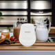 Stemless Shatterproof White Wine Glass Look