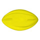 A yellow 135mm Spyro Football with a smooth, aerodynamic shape and a simple design. It features a branding logo.