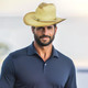 Sprayed Cowboy Straw Hat