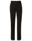 Women’s low rise pants in black poly/viscose stretch fabric, featuring a tailored design and a waistband. Women’s low rise pants in black poly/viscose stretch fabric, featuring a tailored design and a waistband.