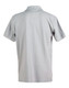A grey men's polo shirt featuring a standard collar and short sleeves. It has a logo on the front.