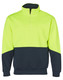 Hi Vis Long Sleeve Fleece Sweat