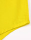A close-up of a bright yellow fabric section from a long-sleeve work shirt, featuring a smooth finish and stitching details.