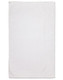 A white golf towel measuring 38 x 65 cm with a simple design and an attached logo.