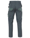 A pair of stout work pants in dark green, featuring multiple pockets and a durable design.