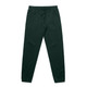 Dark green track pants featuring a logo, with a tapered fit and elastic waistband. Dark green track pants featuring a logo, with a tapered fit and elastic waistband.