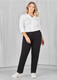 Womens Comfort Waist Straight Leg Pant