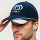Brushed Heavy Cotton Cap with Mesh Inserts on Peak