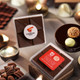 Chocolate Square in PVC Stand Up Box 15g
