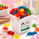 White Cardboard Noodle Box with Mixed Lollies 100g