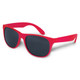 Malibu Basic Sunglasses in bright red with dark lenses, designed for leisure and outdoor activities.