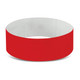 A red Tyvek event wristband suitable for exhibitions and events.