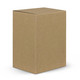 A plain brown cardboard box, standing upright with a flap top, showcasing a simple and unadorned design. A plain brown cardboard box, standing upright with a flap top, showcasing a simple and unadorned design.