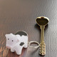 Stress Cow Key Ring