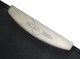 A black compendium featuring a silver metal clip with a logo, designed for office and business use.