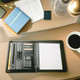 The Metropolitan Imitation Leather A4 Zippered Compendium