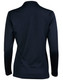A navy long sleeve polo shirt featuring a smooth back design and a collar. It includes a logo detail.