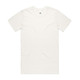 A plain white organic t-shirt featuring a logo on the inner label. A plain white organic t-shirt featuring a logo on the inner label.
