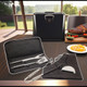 BBQ tool and apron set