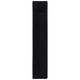 A sleek black pen case, designed to hold a pen securely, with a streamlined silhouette and a subtle branding logo.