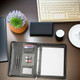The York A4 Compendium In Imitation Leather