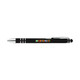 A stylus pen in black with silver accents and a colorful "EDUCONNECT" logo printed on its side.