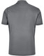 A grey men's sustainable poly/cotton polo shirt with a classic collar and short sleeves, featuring a logo. A grey men's sustainable poly/cotton polo shirt with a classic collar and short sleeves, featuring a logo.