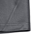 A close-up of the hem and stitching of a grey polo shirt made from sustainable poly/cotton fabric. A close-up of the hem and stitching of a grey polo shirt made from sustainable poly/cotton fabric.