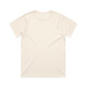 A light beige classic tee with a crew neck and short sleeves, featuring a plain back without any visible branding.