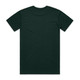 A green Staple Tee t-shirt displayed on a white background, featuring a plain back and no visible branding.