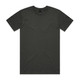 A dark green t-shirt with a classic crew neckline and short sleeves, featuring a logo label.