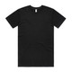 A black Basic Tee t-shirt with short sleeves and a logo at the neckline.