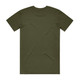 An olive green Basic Tee, featuring a classic t-shirt design with a smooth back and no visible branding.