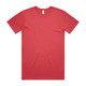A red Basic Tee featuring a crew neck and short sleeves, with a visible brand logo.