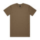 A brown classic t-shirt made from soft fabric, featuring a crew neckline and short sleeves. It has a logo tag.