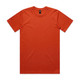 An orange Classic Tee with a round neckline and short sleeves. The shirt features a branding logo.