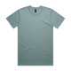 A classic tee in a soft green hue, featuring a simple design and a small logo.