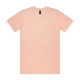 A plain peach Classic Tee T-shirt with a round neckline, featuring a logo at the collar.