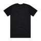 A black Classic Tee with a plain back design. The shirt features short sleeves and a round neckline.