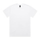 A plain white Heavy Tee t-shirt featuring a simple design and a logo on the label.