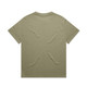 A plain khaki Heavy Tee shirt with a classic crew neck and short sleeves, featuring a logo on the back.