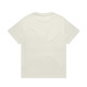 A plain cream Heavy Tee t-shirt featuring short sleeves and a simple design, with a logo present.