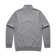 A grey half-zip crew jumper with a simple, unbranded design and a stand-up collar.