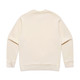A cream-coloured sweater featuring a simple design and long sleeves. The back view highlights its minimalistic style. A cream-coloured sweater featuring a simple design and long sleeves. The back view highlights its minimalistic style.