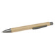 A pen with a natural wood finish and a gray clip and tip. The Aspen Paper Pen is designed for writing. A pen with a natural wood finish and a gray clip and tip. The Aspen Paper Pen is designed for writing.
